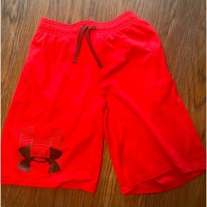 Red Under Armour Athletic shorts